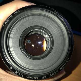 Canon Lens EF 50mm f1.8 Mark 2