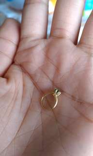 emerald ring pendant