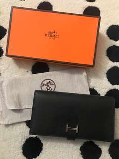 Hermes wallets new black