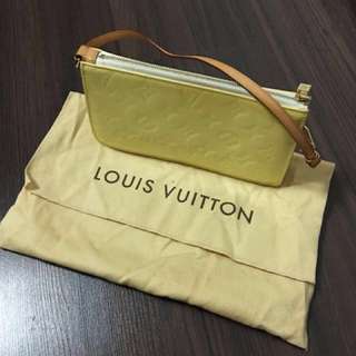 Louis Vuitton Sunset Boulevard Clutch Bleu Nuit Handbag, Length: 9.5