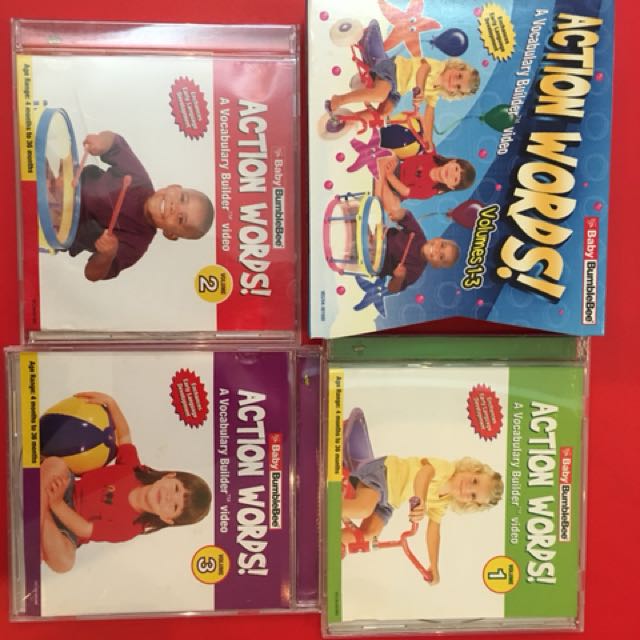 Action words - baby bumblebee educational video CD, Babies & Kids on ...