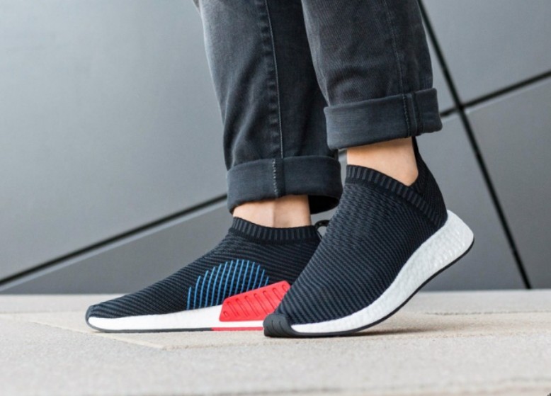 Adidas NMD CS2 PK Black Carbon and Red, Men's Fashion, Footwear on Carousell