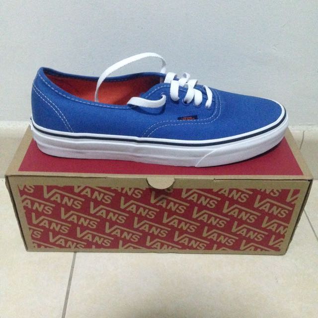 Men's authentic sales blue vans