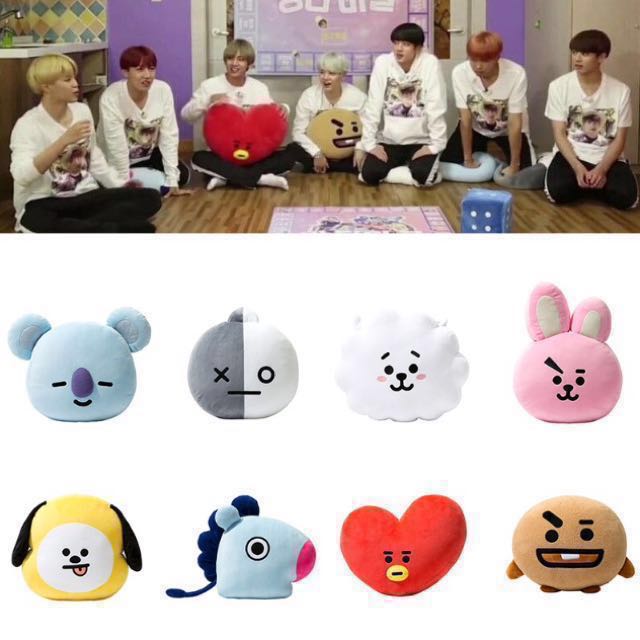 bt21 head plush
