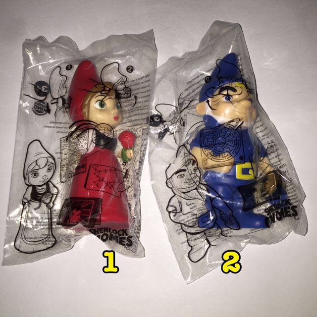 Burger King USA Sherlock Gnomes set of 6