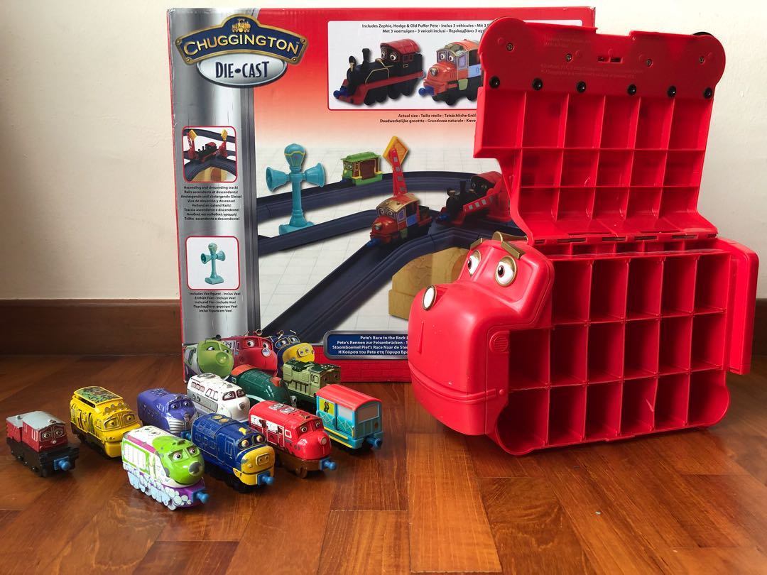 Chuggington Die Cast Trains Carrying Case 45 Pc Track