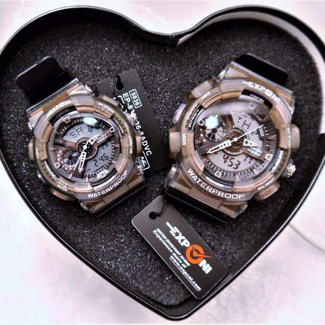 EXPONI RUBBER COUPLE WATCH Men s Fashion Watches