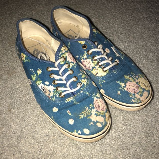 floral vintage vans