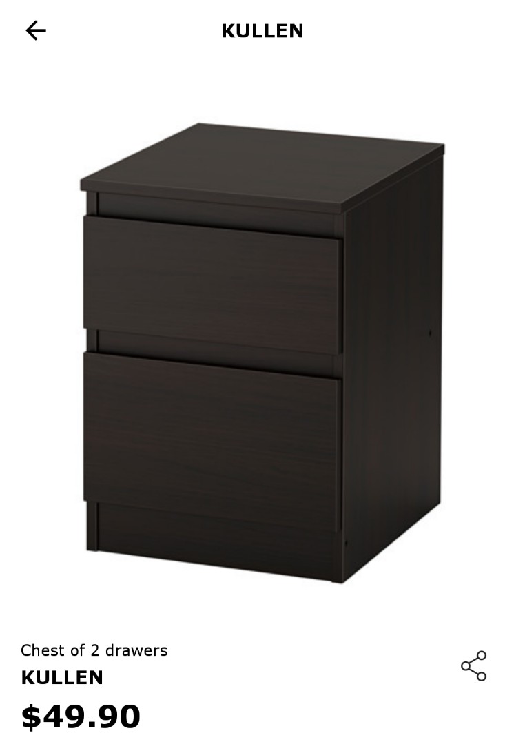 Ikea drawers KULLEN, Furniture & Home Living, Furniture, Shelves