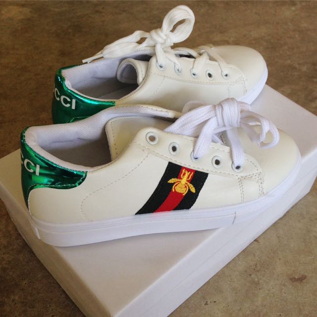 Inspired Gucci Bee Shoes, Women's Fashion, Footwear, Sneakers on Carousell