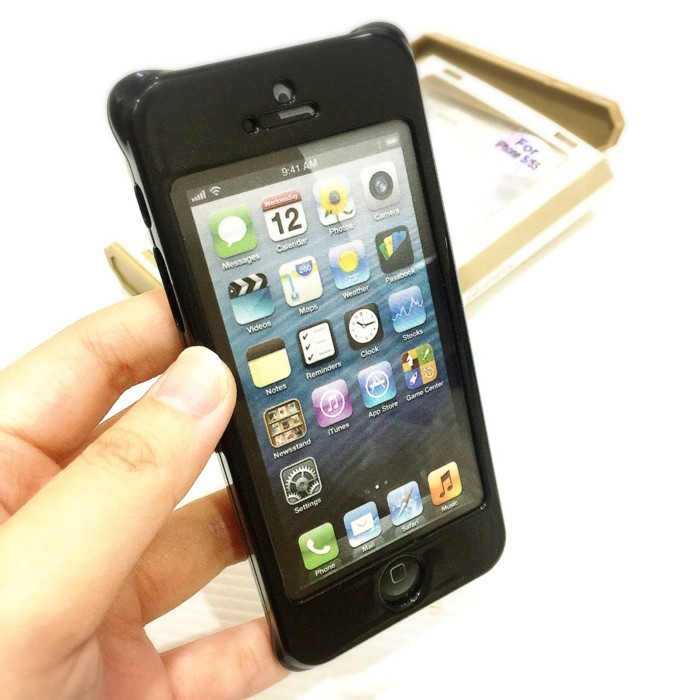 Iphone 4 4s Black Glossy Casing Iphone 4 Case Telepon Seluler Tablet Aksesoris Tablet Handphone Casing Sarung Di Carousell