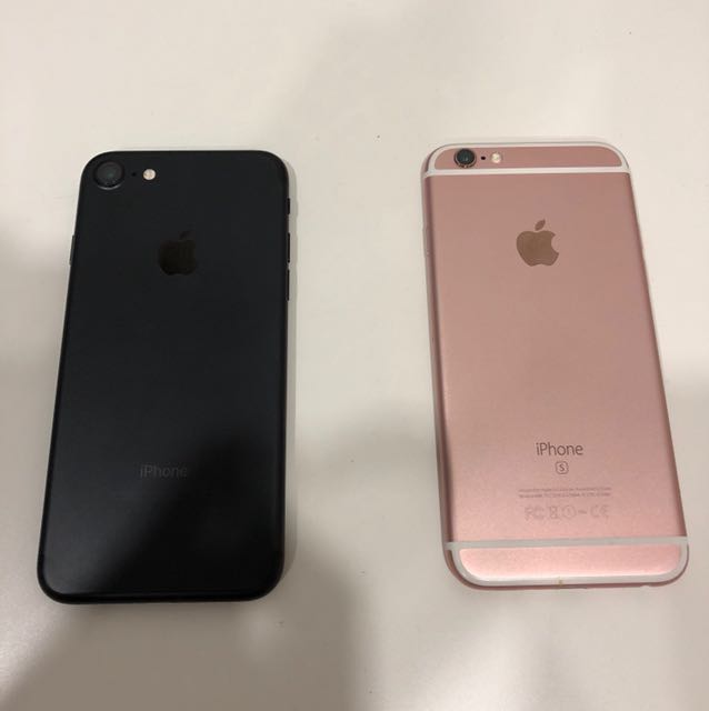 Iphone 6s Rose Gold Iphone 7 Black Mobile Phones Tablets Iphone Others On Carousell