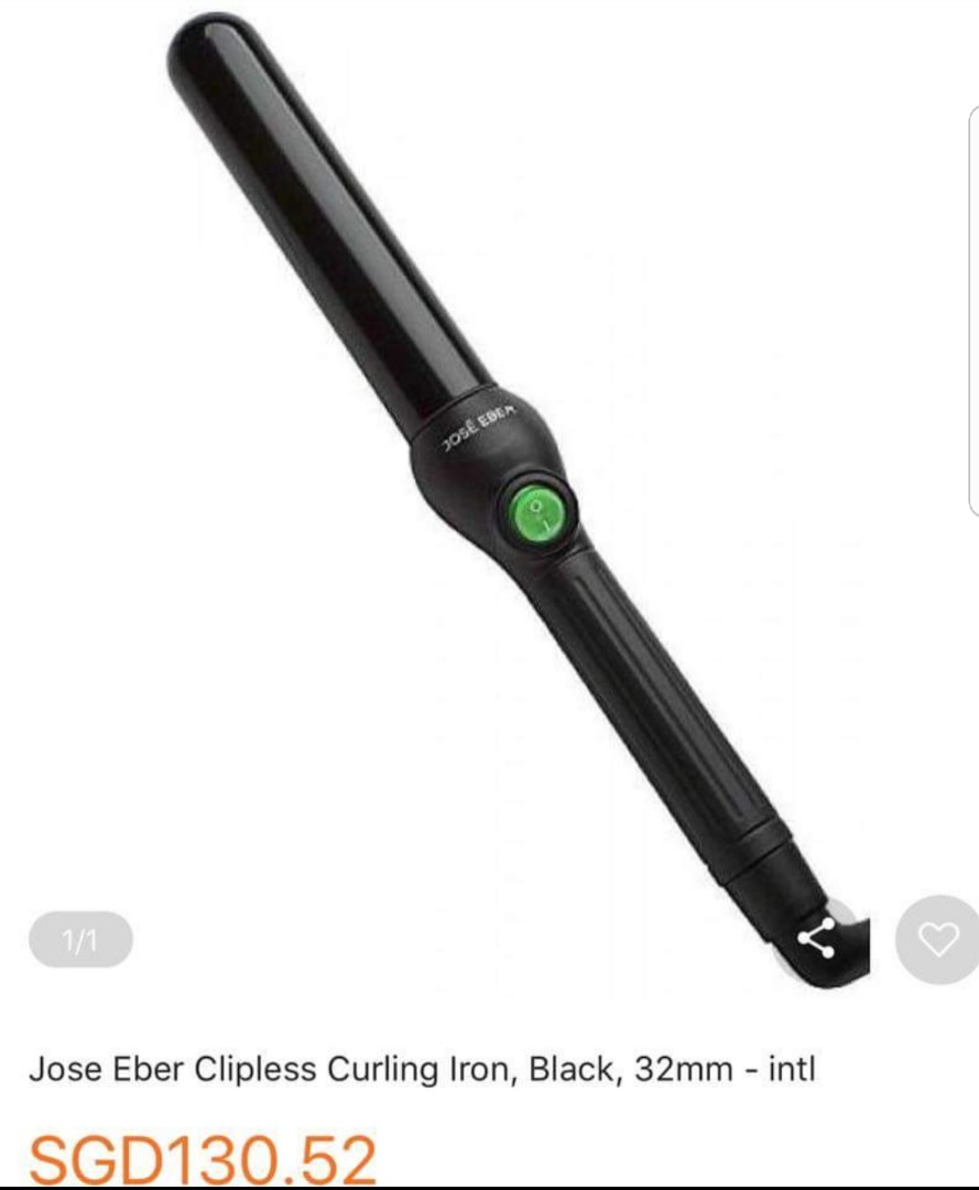 Jose eber Signature Series curly iron Beauty Personal Care Hair on Carousell
