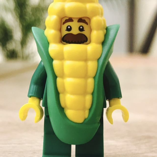 corn lego man