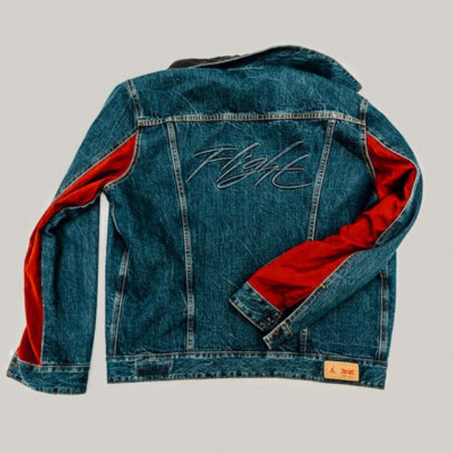 Levis x online jordan denim jacket