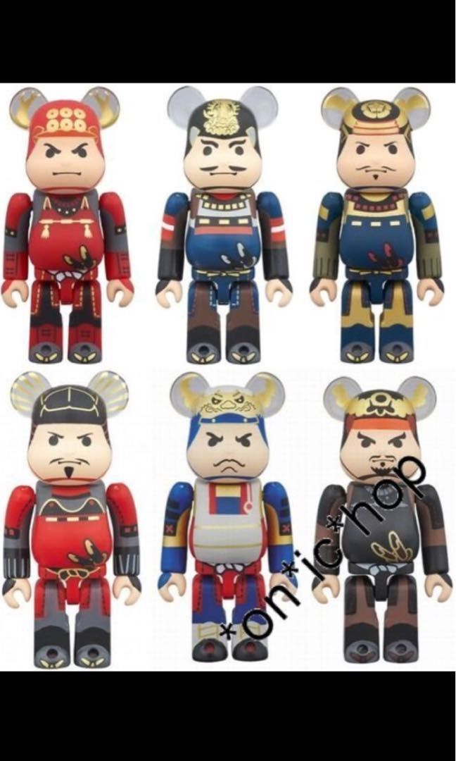 Medicom Sengoku Samurai 戰國武將100% Be@rbrick Bearbrick Full Set