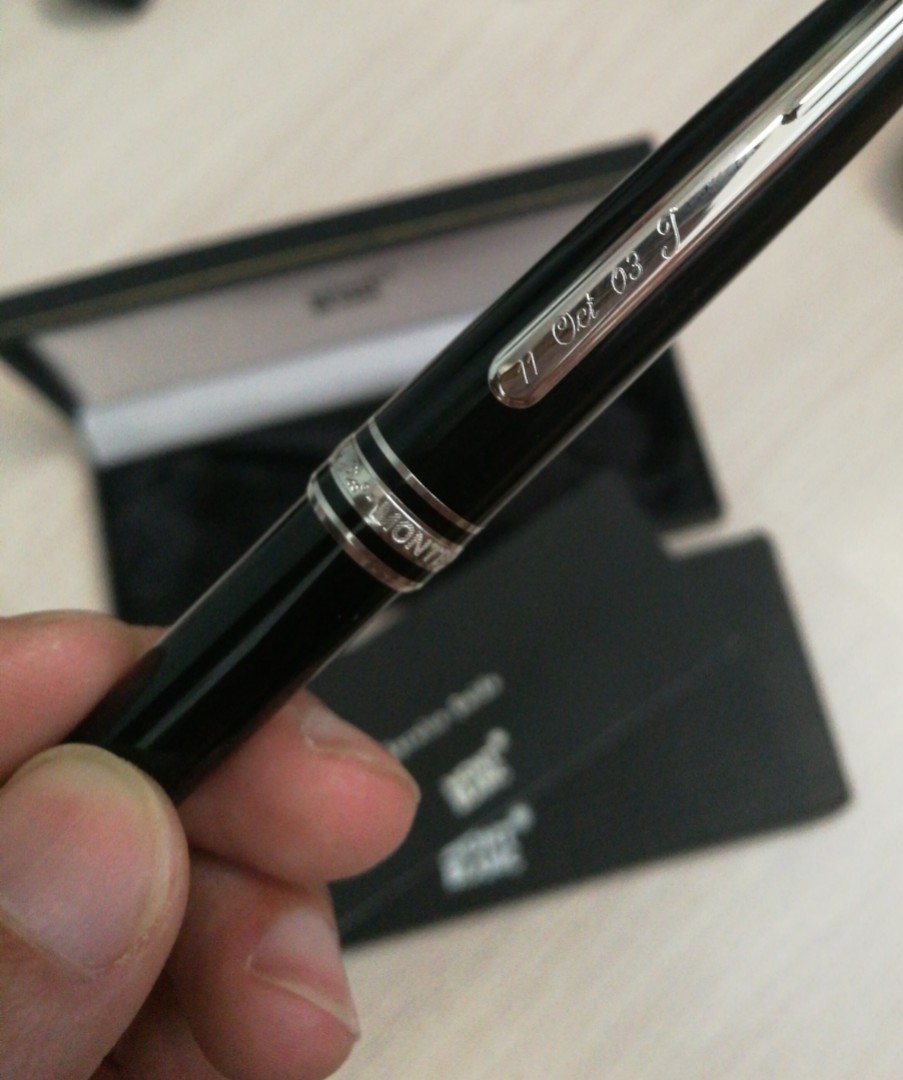 Montblanc meisterstuck classique black rollerball pen 2865 clearance