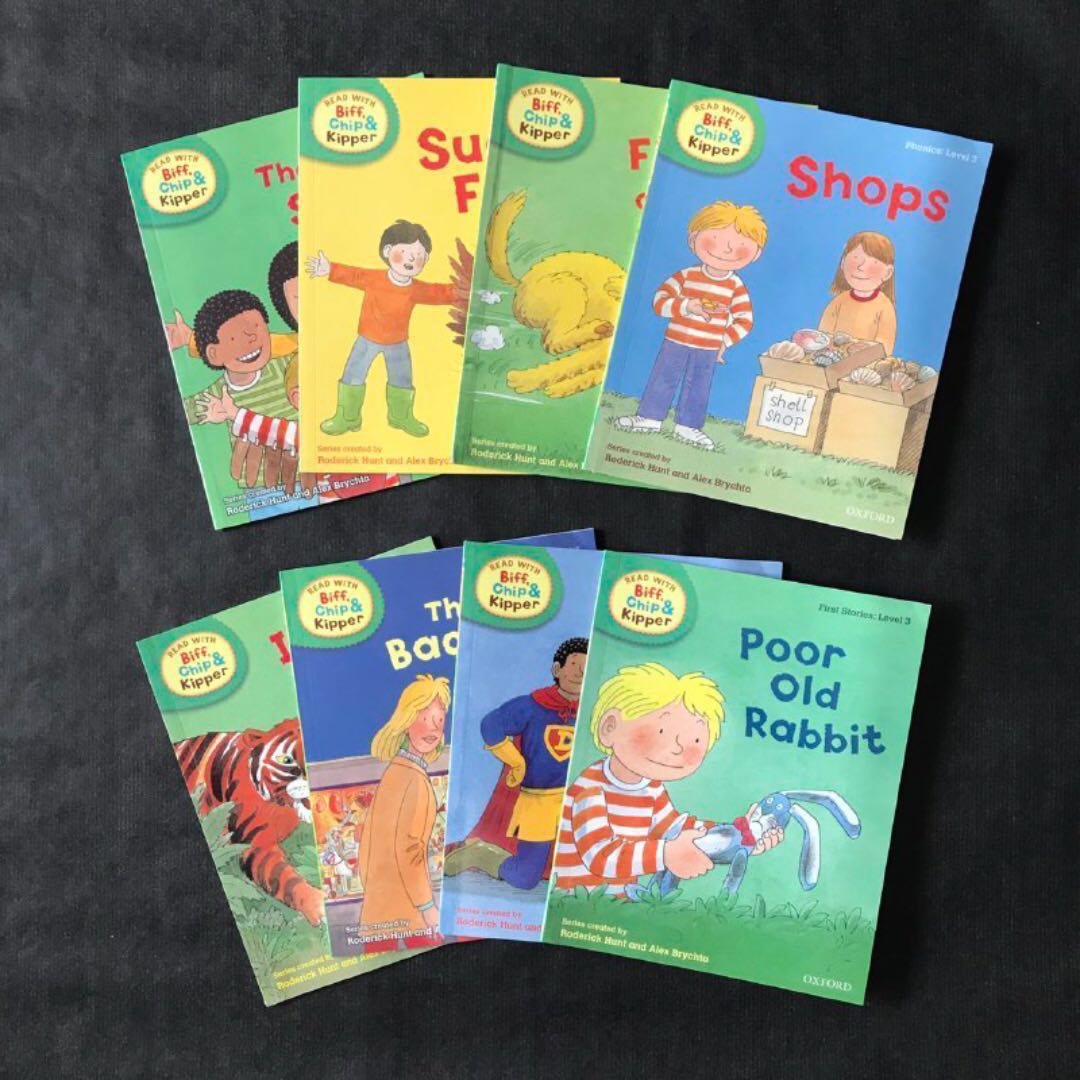 New Oxford Phonics Set 3 Biff Chip Kipper 8 Books Set