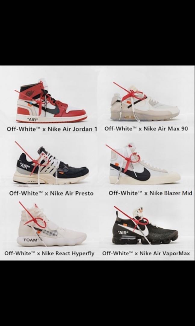 cheapest off white nike shoes