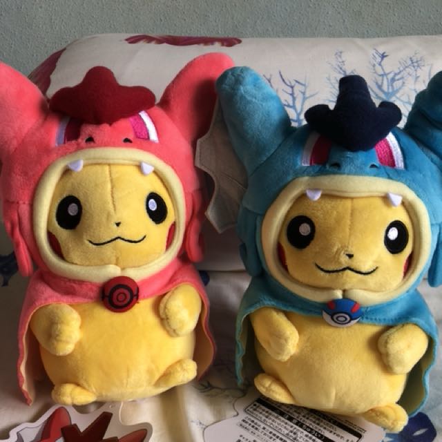 pikachu gyarados plush