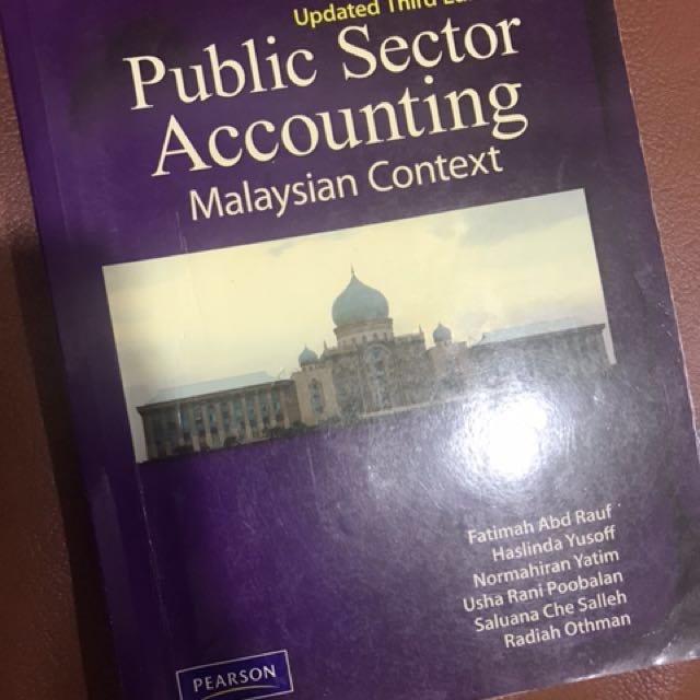 Public Sector Accounting 3th Edition Textbooks On Carousell