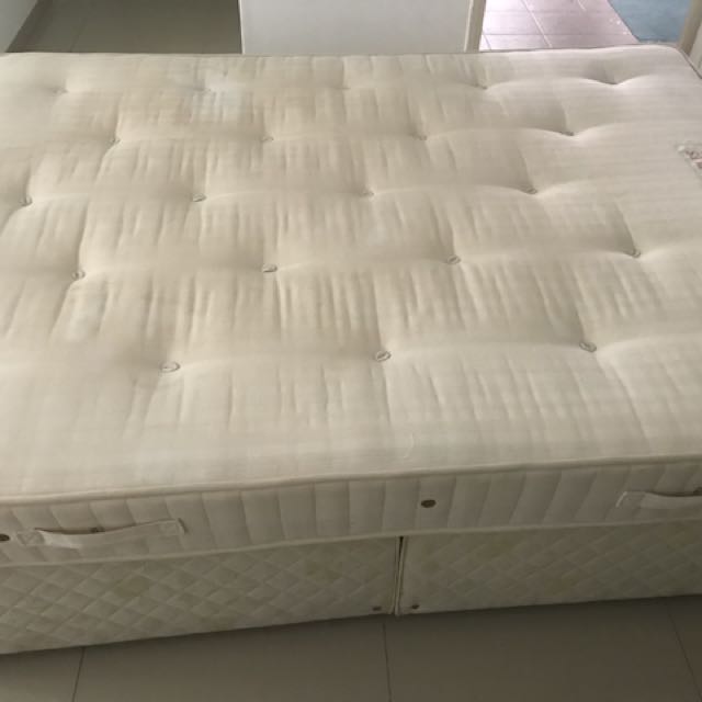 Queen Size Bed (mattress included), Furniture & Home Living, Furniture