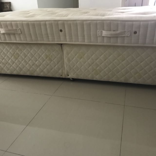Queen Size Bed (mattress included), Furniture & Home Living, Furniture