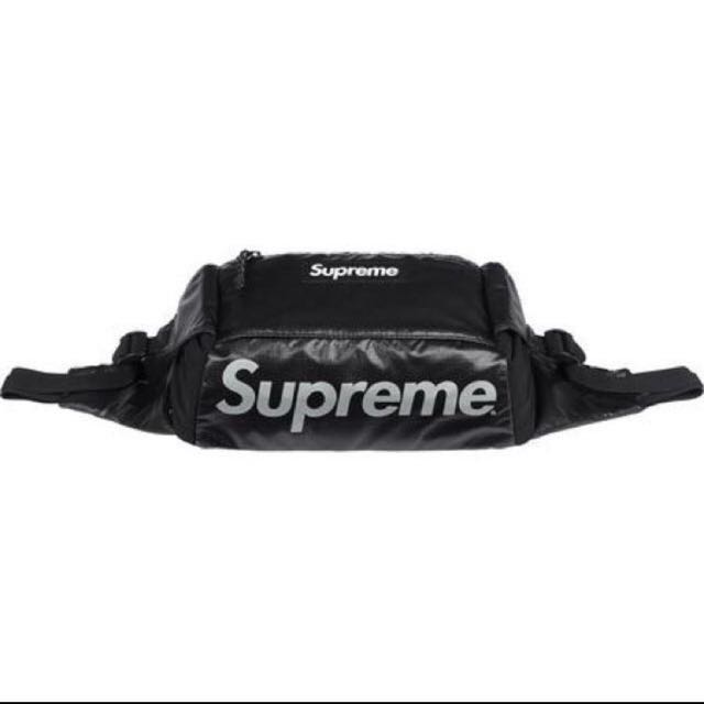 SUPREME SS17 WAIST BAG BLACK, Men's Fashion, Bags, Belt bags, Clutches and  Pouches on Carousell