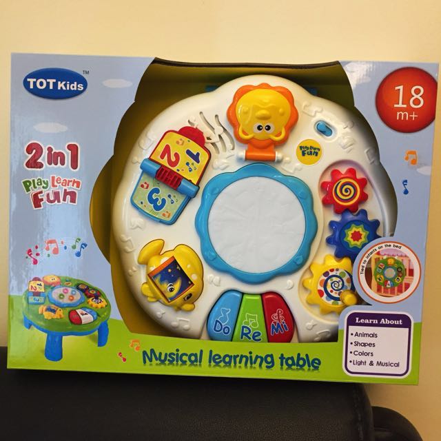 musical learning table for babies