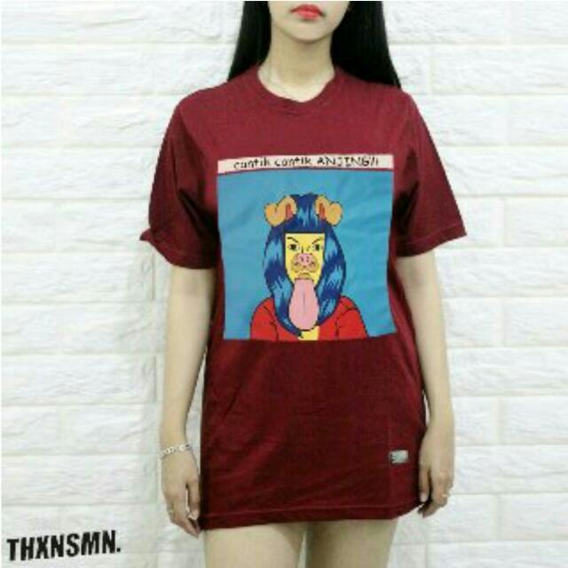 Ts Cantik Cantik Anjing Olshop Fashion Olshop Wanita On Carousell