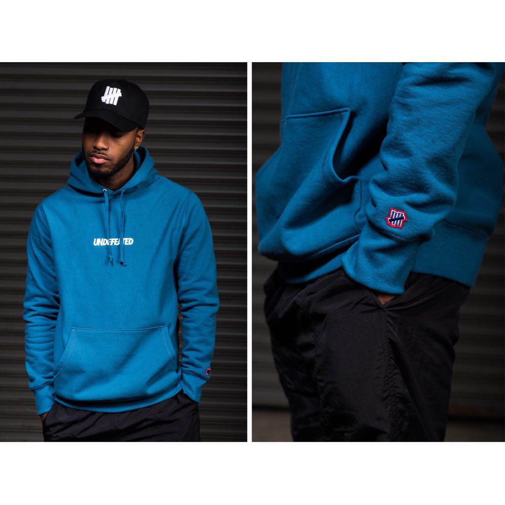 undefeated logo pullover hoodie