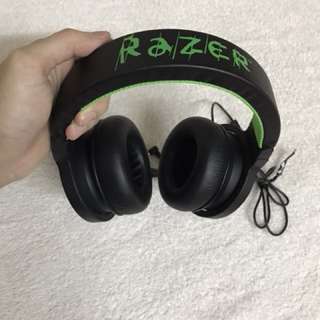 Razer/雷蛇 北海巨妖 黑色 只用過幾次附有包裝盒子