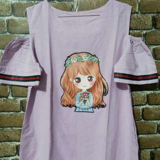 Dress ungu freee size
