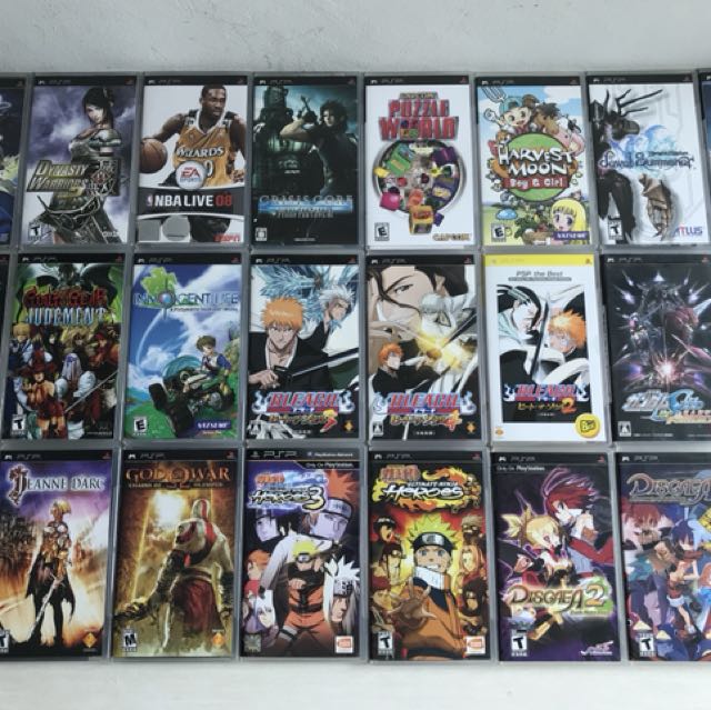 all psp games list with pictures