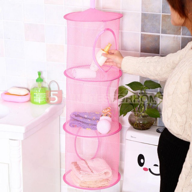 3 LAYER FOLDING STORAGE HANGING LAUNDRY BASKET ( 107703 ), Furniture