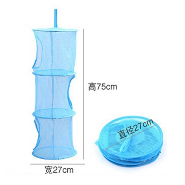 3 LAYER FOLDING STORAGE HANGING LAUNDRY BASKET ( 107703 ), Furniture