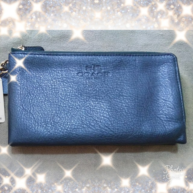 Large coach sale wallets clearance