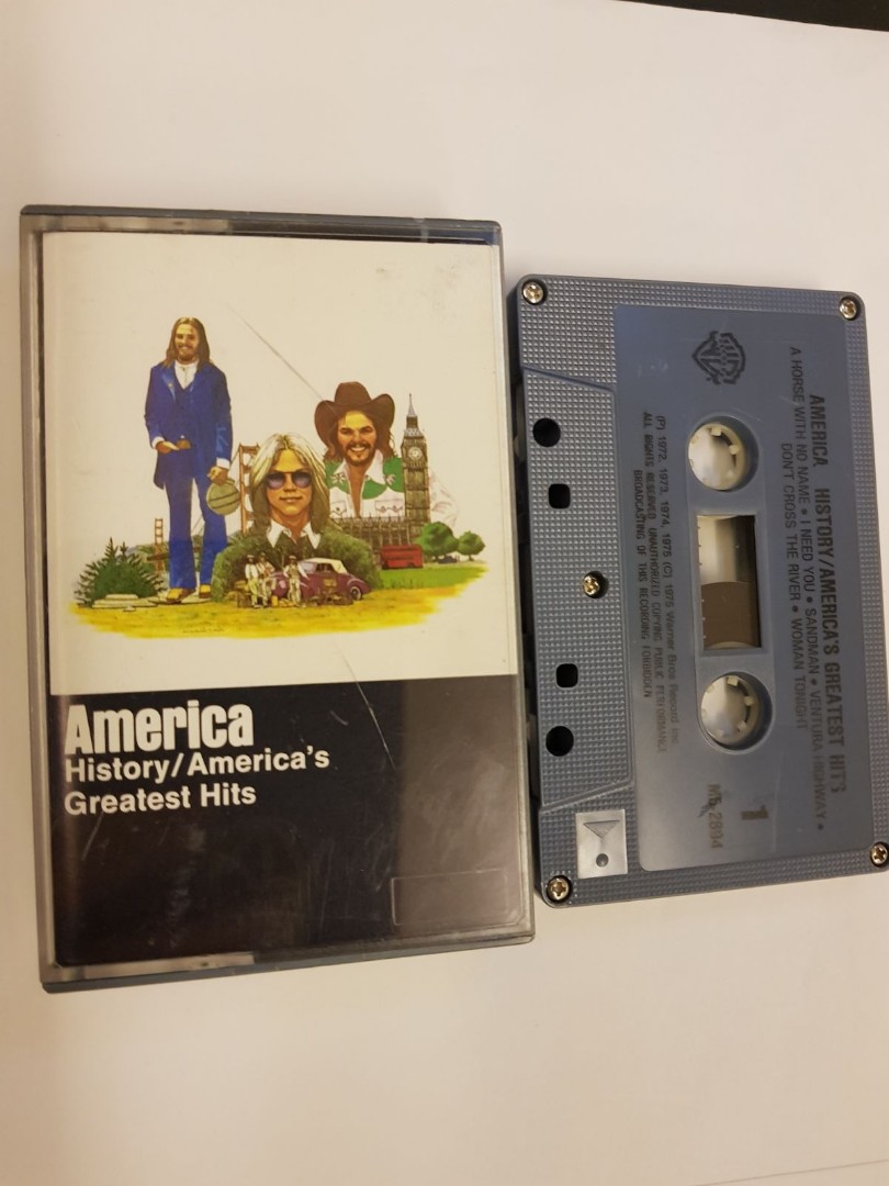 America History America S Greatest Hits Cassette Tape å¡å¸¦ Music Media Cds Dvds Other Media On Carousell