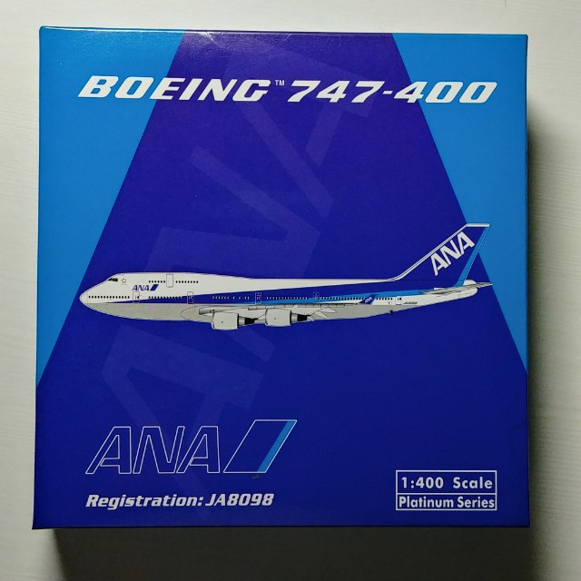 ANA Boeing 747-400 JA8098 model by Phoenix 1:400