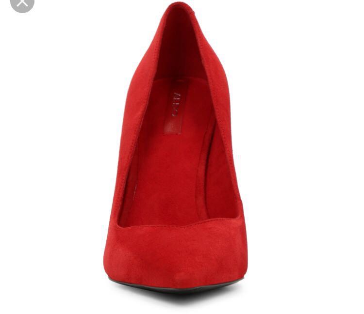 aldo red high heels