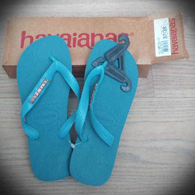 havaianas mineral blue