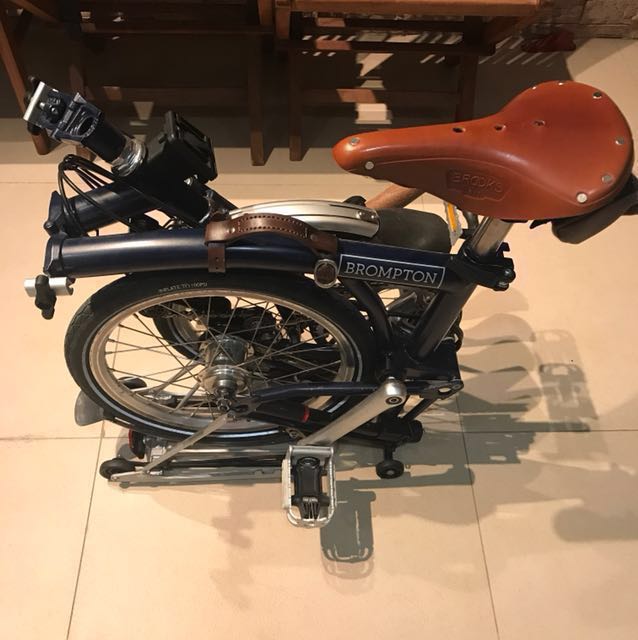brompton tempest blue titanium