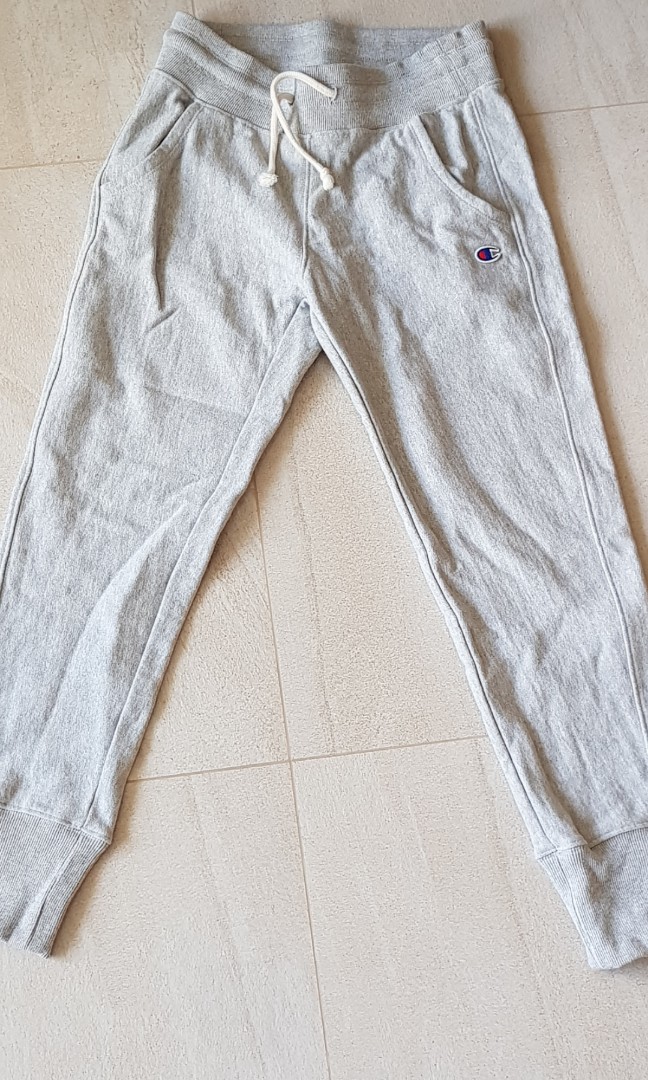 grey champion reverse weave sweatpants 