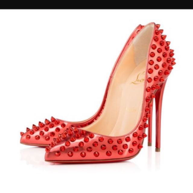 christian louboutin heels with spikes