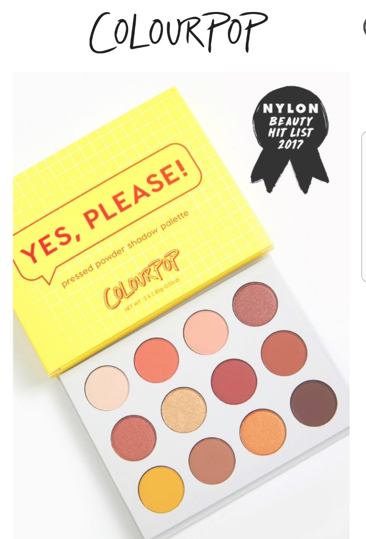Colourpop yes please palette, Beauty & Personal Care, Face, Makeup on ...