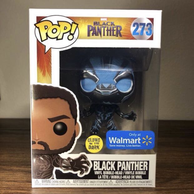 black panther funko pop glow in the dark