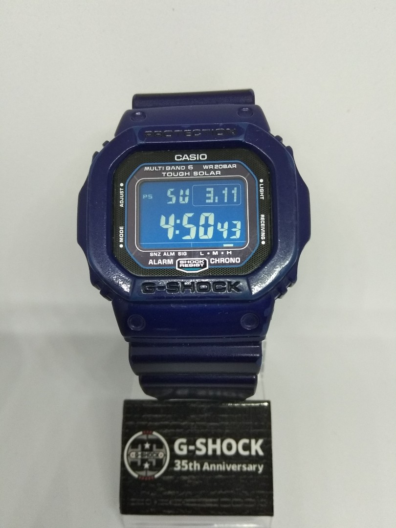 G shock deals petak biru