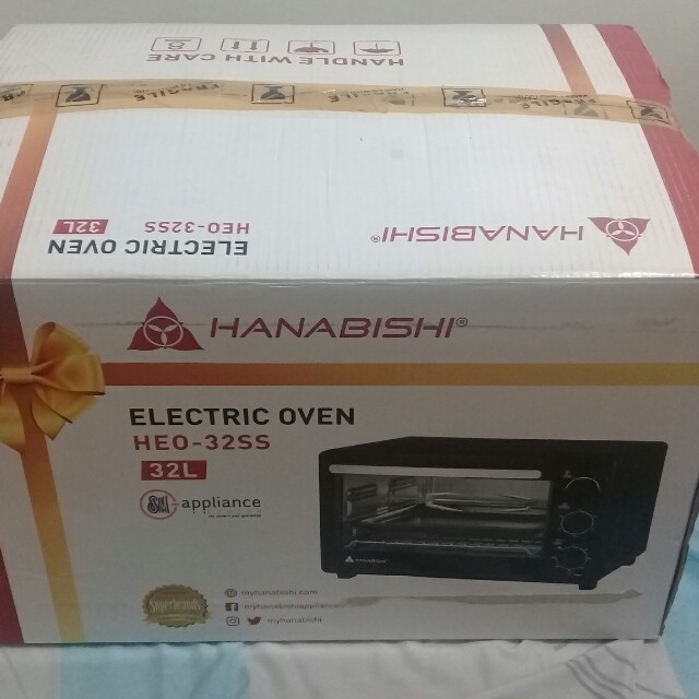 Hanabishi Heo 32ss Electric Oven On Carousell