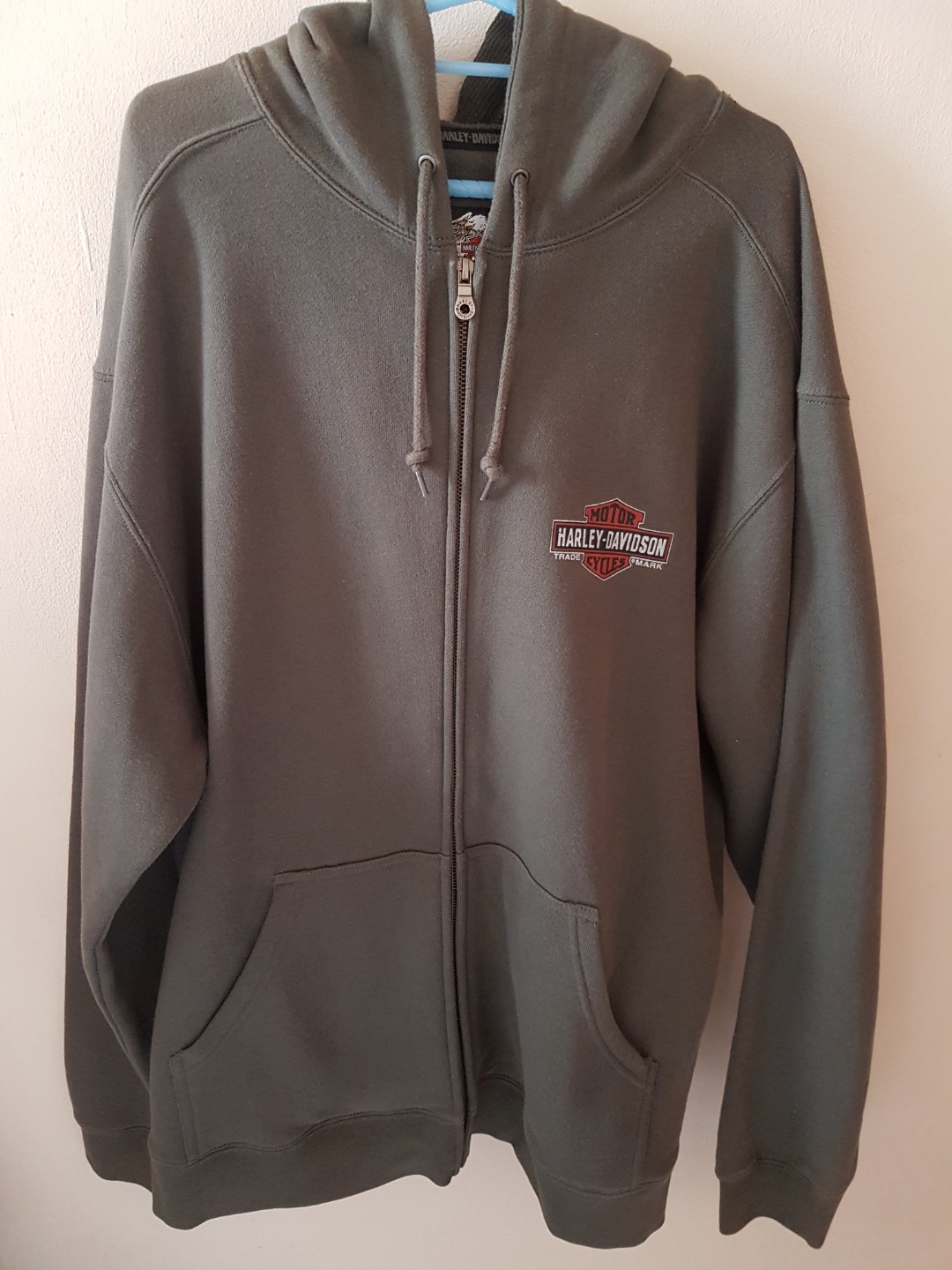 harley davidson zip up sweatshirt