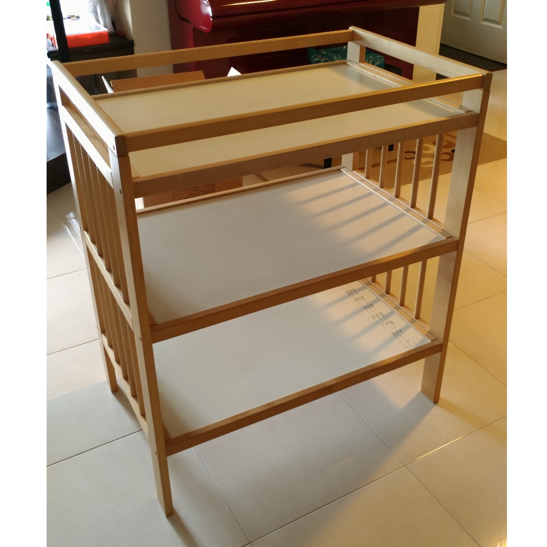 ikea changing table storage